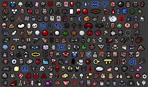 isaac item|isaac all items list.